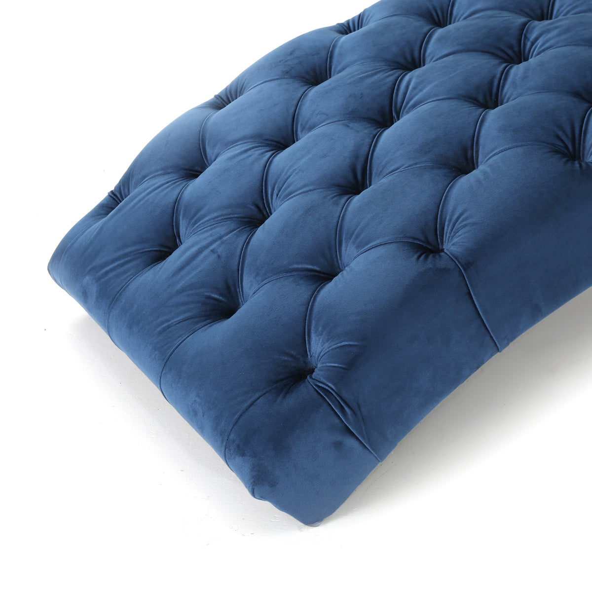 Chaise Lounge Antique Navy Blue Altay Velvet