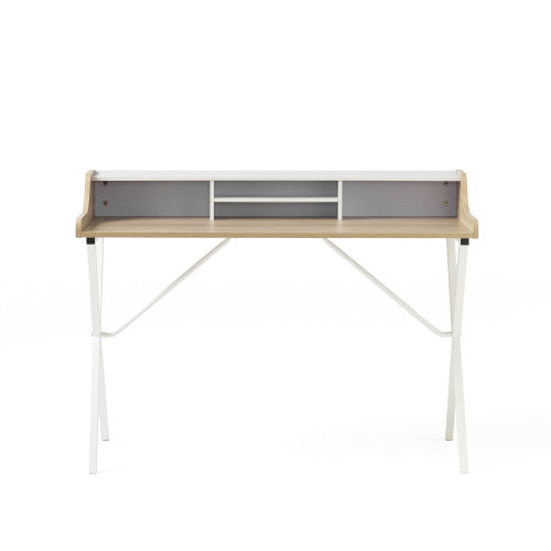 Computer Desk White Oak Melamine