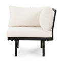 Theo Sofa Corner Coffee Table Cream Acacia Wood