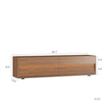 Floating Tv Stand Wall Mounted With 16 Color Leds,68