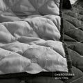 7 Piece Stripe Comforter And Quilt Set Full Queen Multicolor Polyester