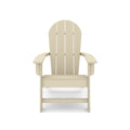 Adirondack Chair Premium Hdpe Poly Lumber For Pool, Patio, And Garden Elegance No Adirondack Beige Weather Resistant Frame American Traditional Hdpe Hdpe