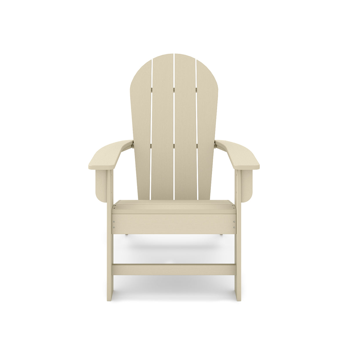 Adirondack Chair Premium Hdpe Poly Lumber For Pool, Patio, And Garden Elegance No Adirondack Beige Weather Resistant Frame American Traditional Hdpe Hdpe