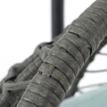 Egg Chair With Stand Indoor Outdoor Swing Chair Patio Wicker Hanging Egg Chair Hanging Basket Chair With Stand For Bedroom Living Room Balcony Gray Steel