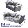 Fx 3 Seats 2 Seats Combo Sofa Modern Living Room Sofa With Solid Wood Frame And Wooden Feet, 4 Cushions, Apartment Sofa Furniture For Living Room, Living Room, Office Brown Wood Pine Foam Fabric 5 Seat