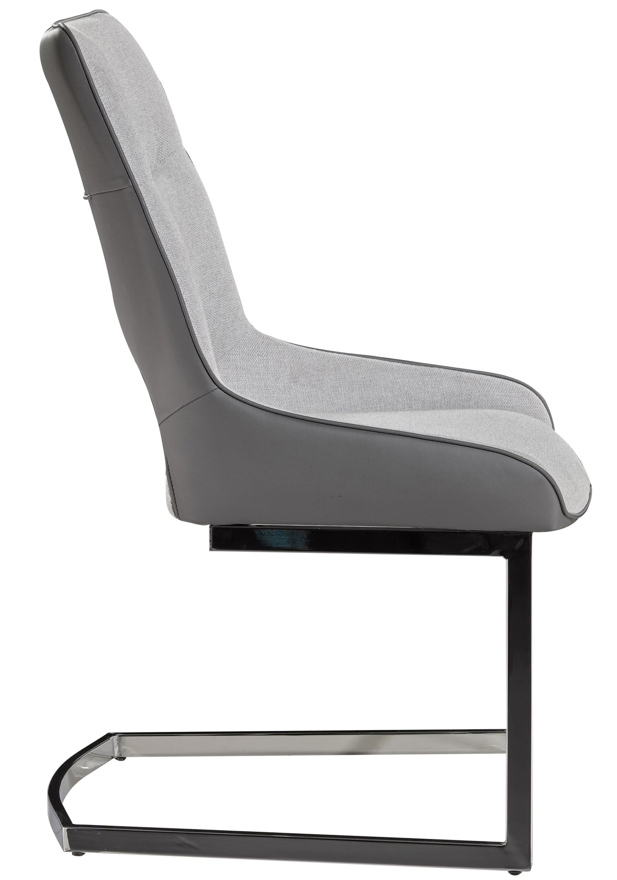 Sally Grey Dining Chair Kit Of 2 Solid White Dining Room Rubberwood Solid Back Set Of 2 Gray Foam Wipe Clean Square Modern Side Chair Foam Fabric