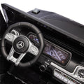 24V 2 Seater Kids Ride On Car Licensed Mercedes Benz G63 Powerful 4Wd For Kids Ages 3 8, With 7Ah Big Battery, Remote Control, Soft Braking, 4 Wheel Suspension, Led Headlight & Music,Black Black Polyethylene