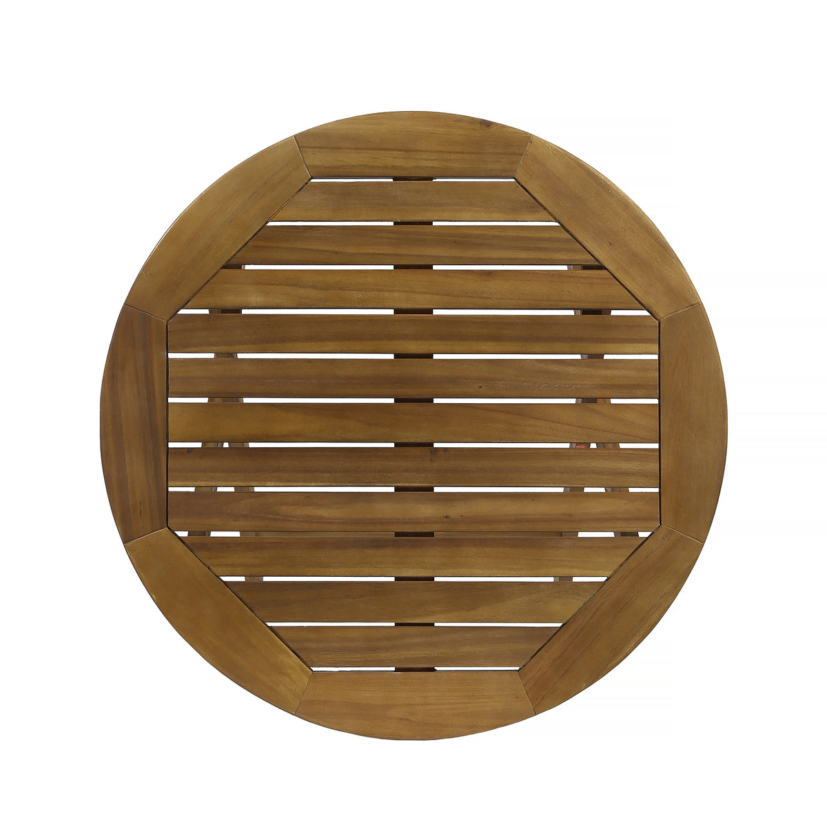 Hillside Bistro Set,2 Chairs 1 Table Brown Wood