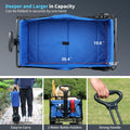 Blue Folding Campers Blue Metal