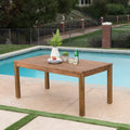 Wilson Expandable Dining Table Teak Acacia Wood