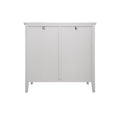 3 Drawer Cabinet, American Furniture, Suitable For Bedroom, Living Room, Study Light Grey Mdf