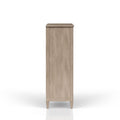 5 Drawer Door Chest Sand Finish Sand Solid Wood Mdf
