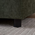 Modern 2 Seater Armless Sofa Couch For Living Room Modular Design, Ultra Soft Chenille Fabric, Easy Assembly, Sturdy Frame, Stylish And Comfortable Perfect For Apartments Green Foam Chenille 2 Seat