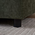 Modern Upholstered Chair Leisure Sofa Lounge Chair Removable Pillow Armless Accent Chair For Living Room, Bedroom, Corner Chair, Backrest Adjustable Fore And After Green Wood Medium Soft Foam Chenille 1 Seat