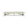 Maki Chaise Lounge Grey Metal & Wood