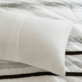 7 Piece Stripe Comforter And Quilt Set Full Queen Multicolor Polyester