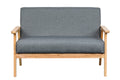 Bahamas Loveseat And 2 Chair Living Room Set Gray Linen