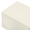 Modern Shoe Storage Bench With Hidden Storage And Upholstered Cushions For Bedside, Living Room And Entryway Antique White Antique White Mdf Metal