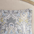 5 Piece Cotton Duvet Cover Set Grey King King Grey Cotton