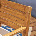 Nestor Dining Chair, Beige Natural Acacia Wood