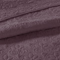 Reversible Quilt Set Purple King Cal King Purple Cotton