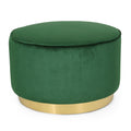 Swivel Ottoman Emerald Altay Velvet