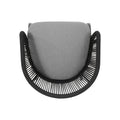 Candlewood Chair Black Woven Rope