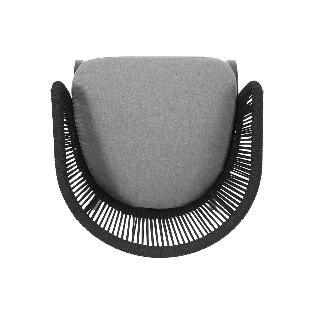 Candlewood Chair Black Woven Rope