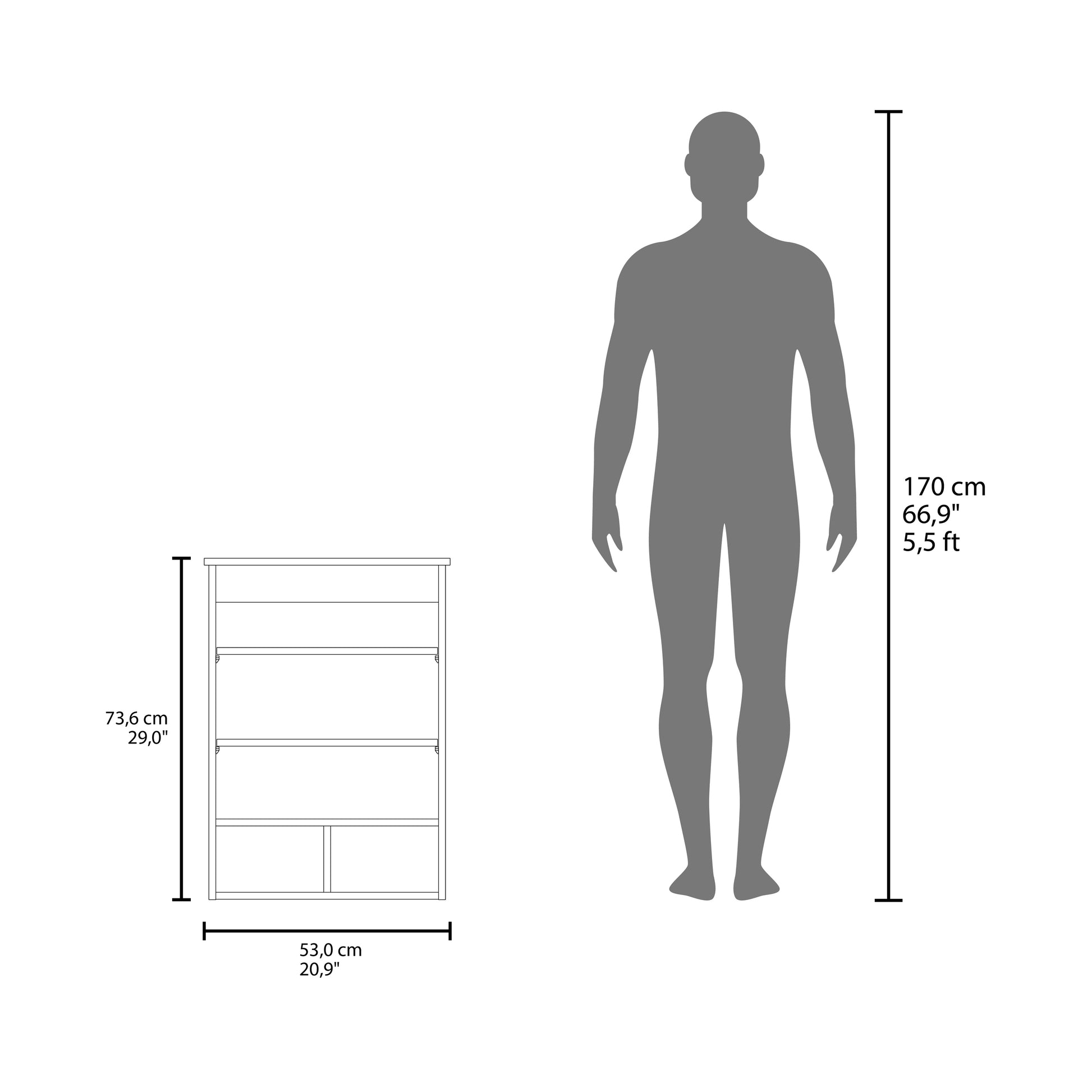 Medicine Cabinet Gibson, Bathroom, Black Black Particle Board Engineered Wood