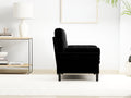 Black 2 Seater Sofa Sleeper With Recline Fuction Black Velvet Metal Primary Living Space Medium Soft Loose Back Pillow Top Arms Foam Fabric Metal 2 Seat