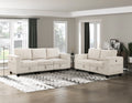 Modern Living Room Furniture Beige Armless Chair With Storage Corduroy Fabric Upholstery 1Pc Modular Armless Chair Beige Primary Living Space Contemporary,Modern Solid Wood