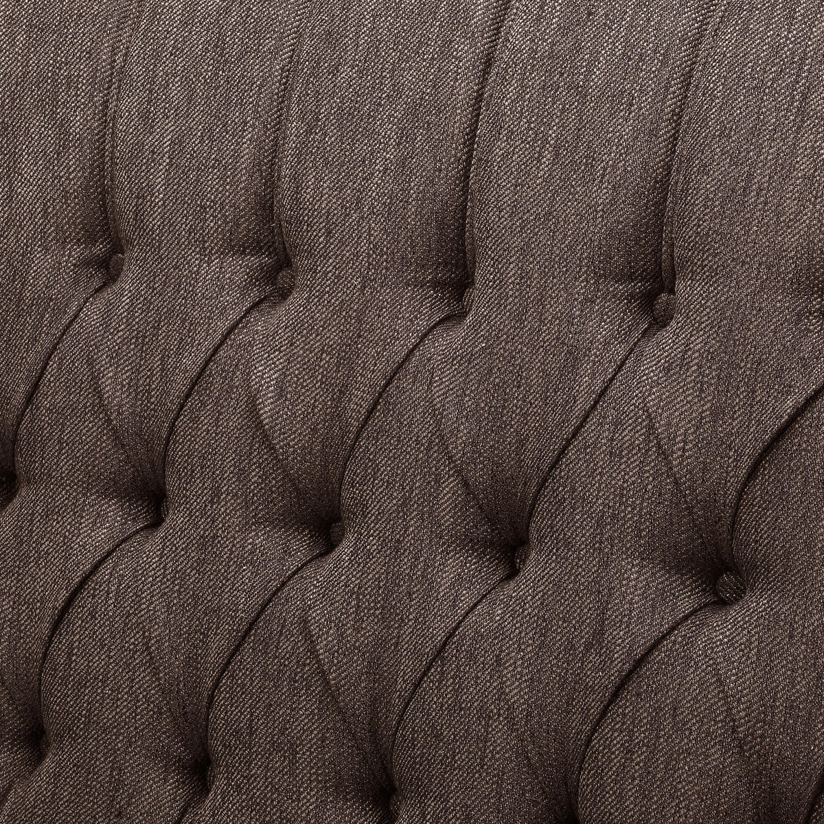 One And Half Seater Recliner Brown Fabric