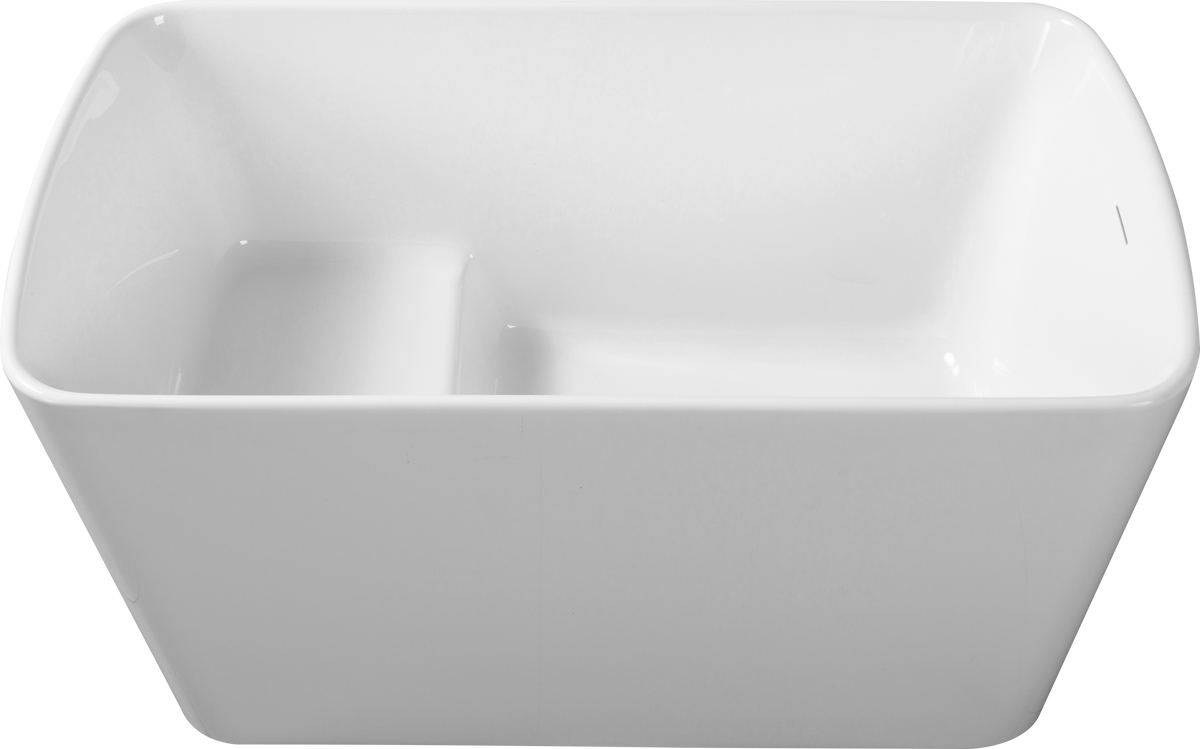 Sleek White Acrylic Freestanding Soaking Bathtub, Sit In Design, With Chrome Overflow And Drain, Cupc Certified, Available For Express Delivery, 23Amazing 49 Gloss White Bathroom Freestanding Tubs Fiberglass Acrylic