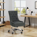 Office Chair Dark Gray Fabric