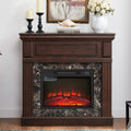 Electric Fireplace With Mantel,Fireplace Mantel Surround With 23