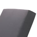 Gray Broadway Ian Chaise Lounge Cushion Triple Folds Gray Waterproof Fabric