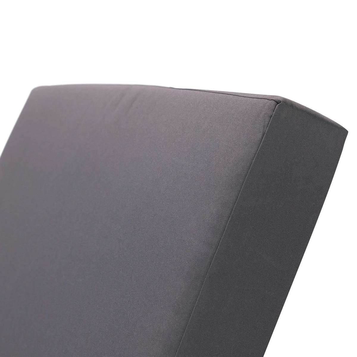 Gray Broadway Ian Chaise Lounge Cushion Triple Folds Gray Waterproof Fabric