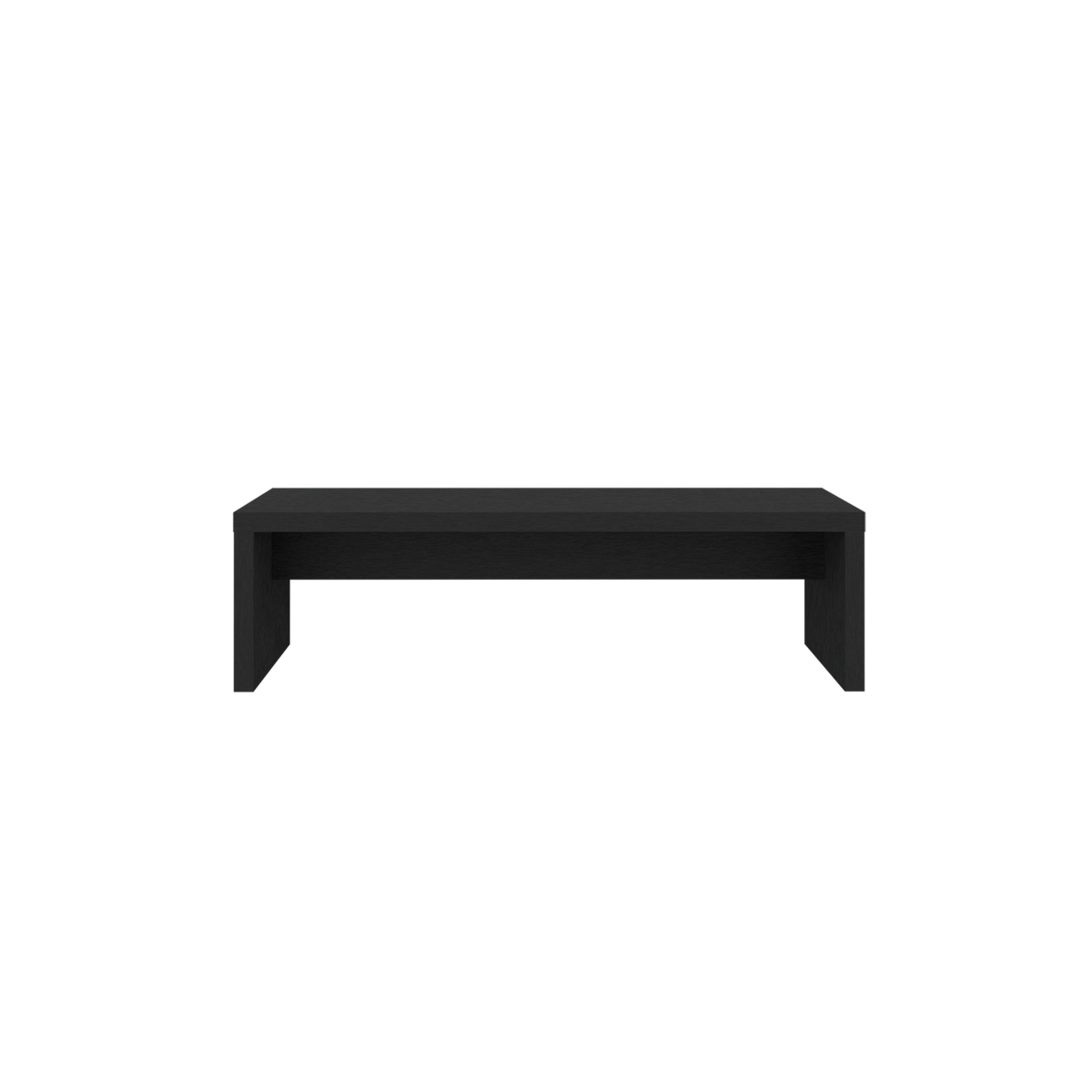 Atacama 19" Wide Monitor Stand Riser, Laptop Stand For Desk, Laptop Riser, Desk Organizer For Monitor, Computer Stand For Laptop, Pc, Printer, For Home & Office Black Desk Top Office Modern Rectangular Rectangular Rectangular Particle Board