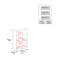 Vina Medicine Cabinet With Mirror Door 29