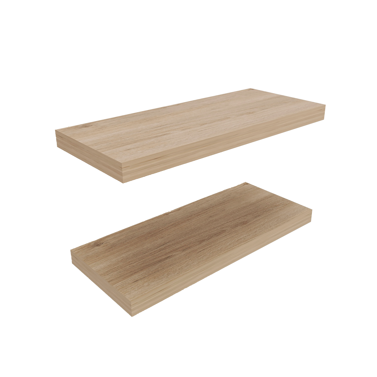 Ecco 31.5" Wide Floating Shelves Set Of 2, Shelves For Wall Decor For Bedroom, Bathroom Storage Shelves, Book Shelves For Living Room Light Pine 2 Or Less Old Pine Horizontal Primary Living Space