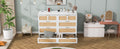 Queen Murphy Bed With Large Drawers,White Queen White Plywood