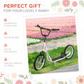 Aosom Youth Scooter Kick Scooter For Kids 5 With Adjustable Handlebar 16