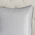 12 Piece Comforter Set With Cotton Bed Sheets Navy Cal King California King Navy Polyester
