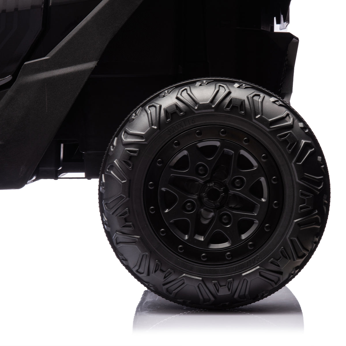 24V Two Seater Kids Ride On Utv W Parents Remote Control,Four Wheel Suspension,Slow Start,Large Wheel Design,Anti Collision Bar,Storage Space,Music,Usb,Bluetooth,Volume Control,Led Lights For Kids 3 . Black 100 149 Lbs Polypropylene
