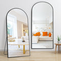 Dolonm Arched Full Length Mirror With Stand, 71