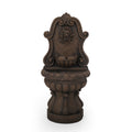 Olivia Fountain, Antique Light Brown Brown Resin