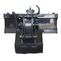 Skid Steer Attachmnets Backhoe Digger Bucket Black Iron