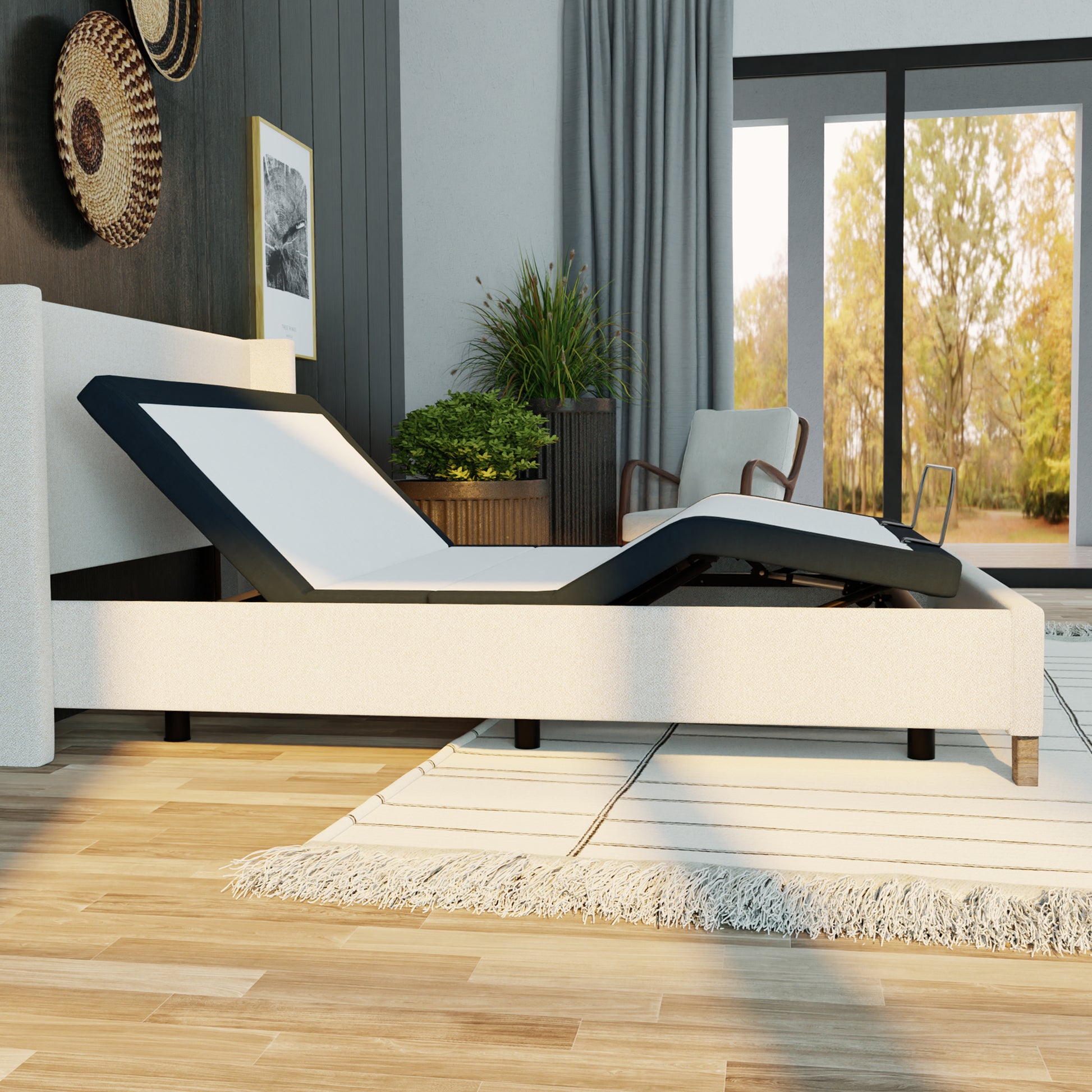 Model 3 Adjustable Base King: Zero Clearance King Grey Metal