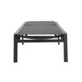 Cape Coral Kd Chaise Lounge Blk Mp2 Set Of 2 Black Gray Mesh