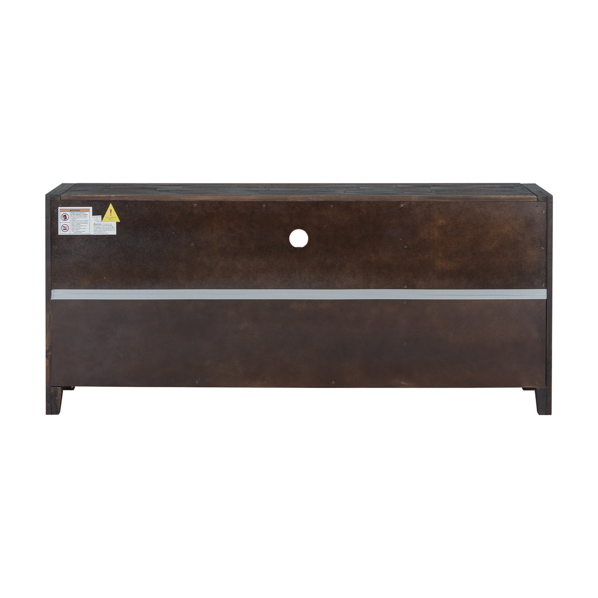 Retro Distressed Wooden Tv Stand For Tvs Up To 65 Inches, Entertainment Center Media Console With 6 Drawers And 3 Shelves For Living Room, Brown Brown 60 69 Inches Solid Wood Mdf